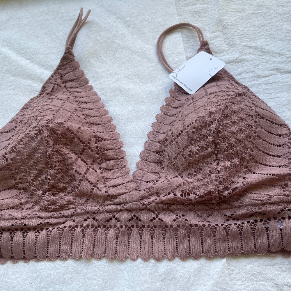 NWT Anemone Bralette in pastel purple